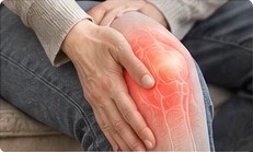 Entzündetes Knie